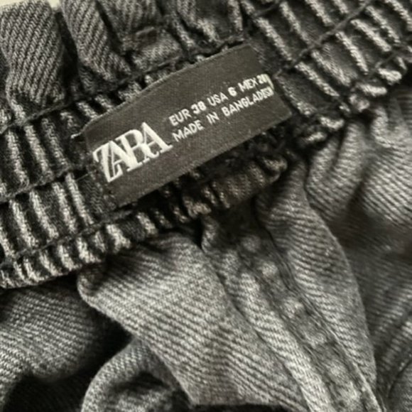 ZARA High Rise Paperbag Jeans - Picture 4 of 4